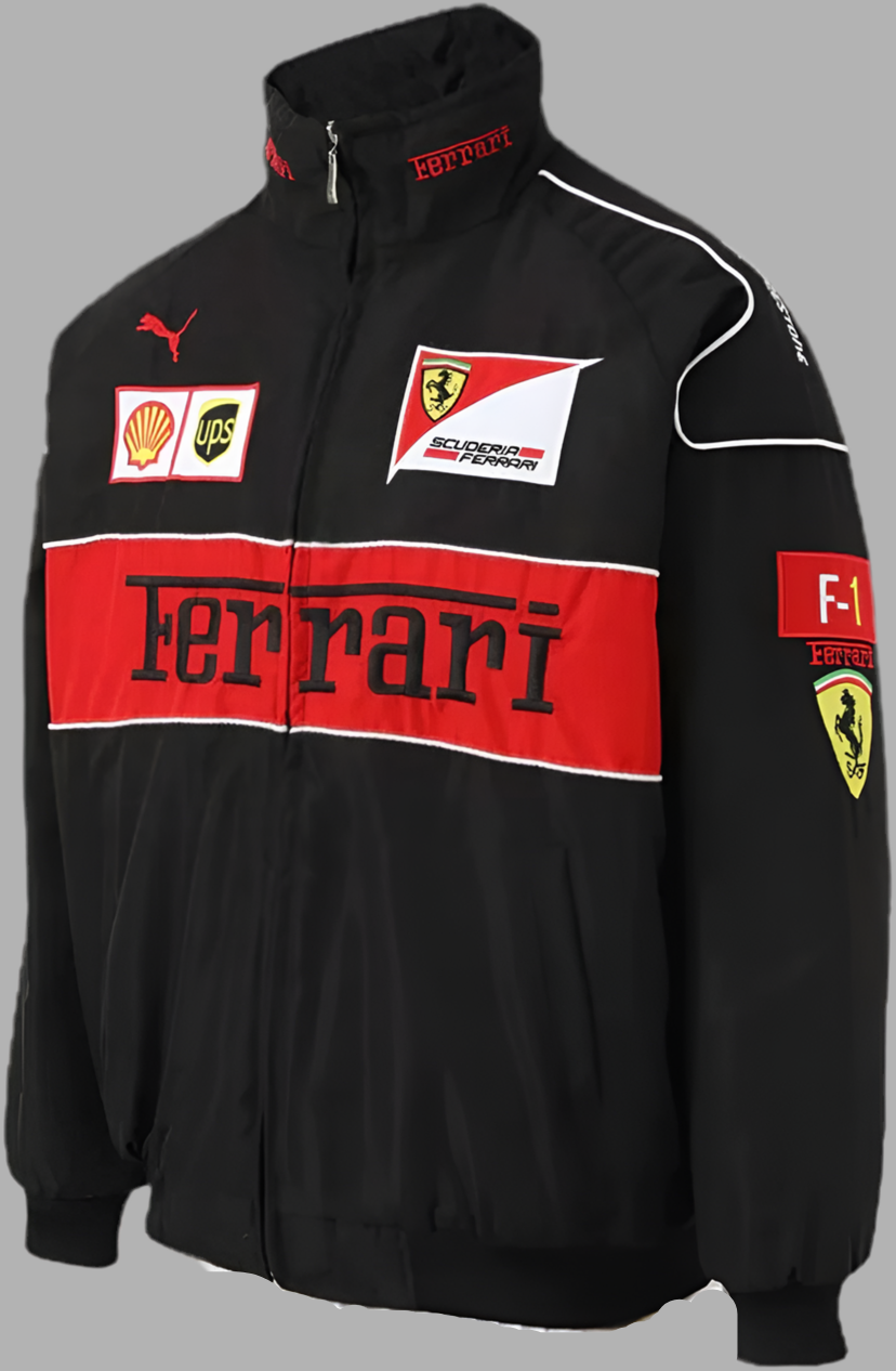 JAQUETA FERRARI F1 BLACK
