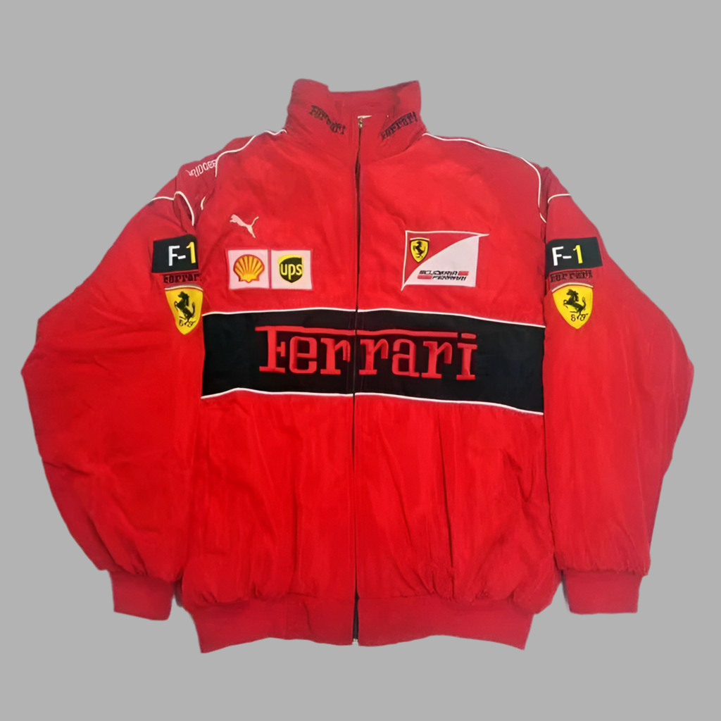JAQUETA FERRARI F1 VERMELHA
