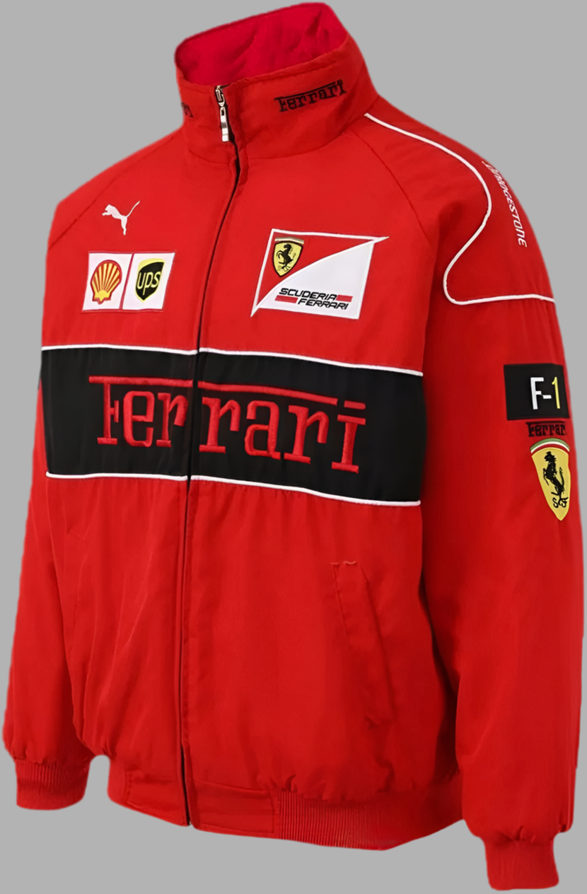 JAQUETA FERRARI F1 VERMELHA