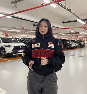 JAQUETA FERRARI F1 BLACK